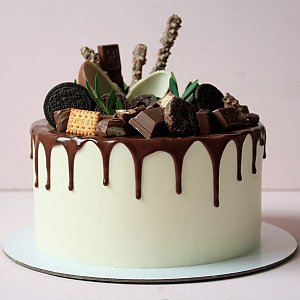 Торт с Шоколадным Декором №10, Melihova Cake Stories