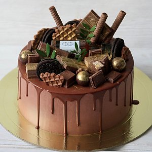 Торт с Шоколадным Декором №13, Melihova Cake Stories