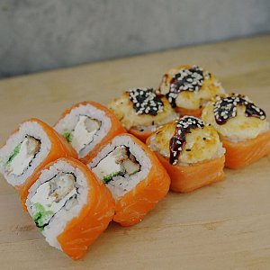 Суши запеченные Филадельфия Голд, Кафе Кунжут