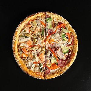 Пицца пополам морская / мясная 61см, Пицца Суши Маркет - Могилев