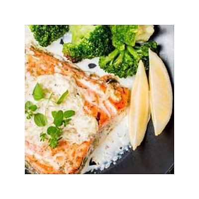 Заказать Филе лосося под сливочным соусом с брокколи и овощами, Colette
