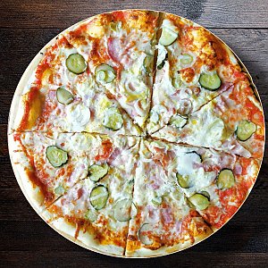 Пицца Папа-микс стандартная (32см), Ткемали