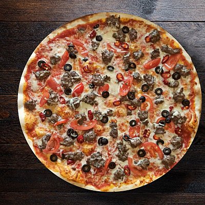 Заказать Пицца Сицилийская стандартная (32см), Ткемали