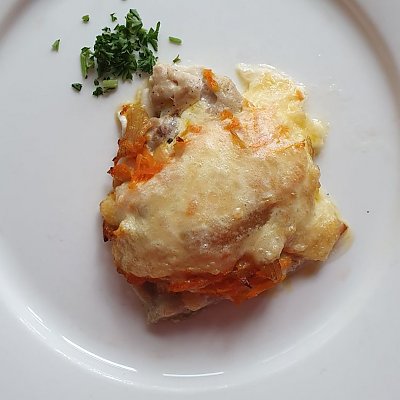 Заказать Скумбрия запеченная с овощами, Кафе Паланэз