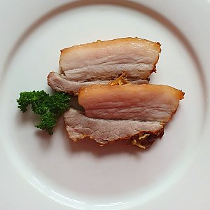 Шкварка по-белорусски запеченная, Кафе Паланэз
