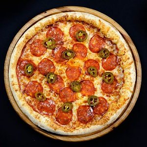 Пицца Пепперони с халапеньо 33см, THE BOX 99