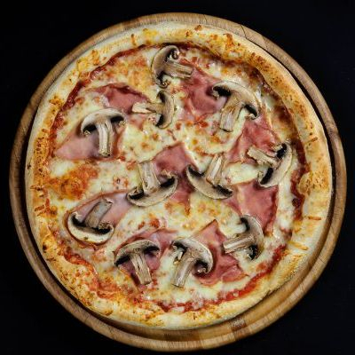 Заказать Пицца Ветчина и грибы 33см, THE BOX 99