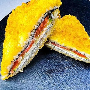 Суши-сэндвич с лососем в темпуре, Ешь Вилкой - Речица