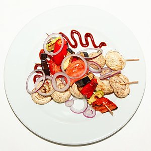 Овощи и шампиньоны гриль с соусом барбекю, Pizza Smile - Жодино