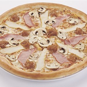 Пицца С ветчиной и грибами стандарт 26см, Pizza Smile - Жодино
