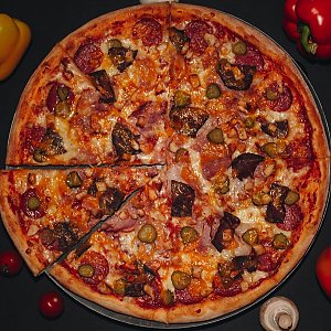 Пицца Мясная 30см, Vилки и Lожки
