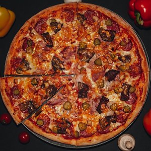 Пицца Мясная 40см, Vилки и Lожки