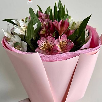 Заказать Букет из альстромерии, Цветы 24/7