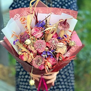 Букет из сухоцветов Яркое Чувство, Sadovskaya Flowers