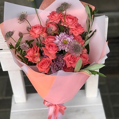 Заказать Букет Куст Розы, Sadovskaya Flowers