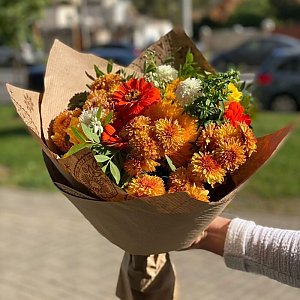 Букет Мишка Тедди, Sadovskaya Flowers