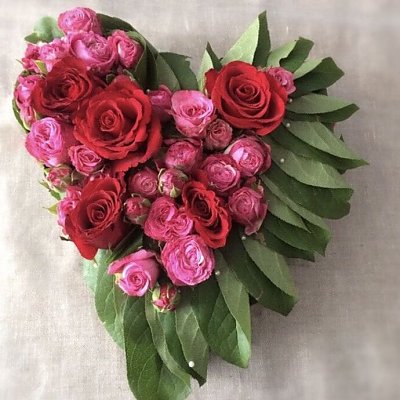 Заказать Композиция Цветочное сердце Стиль №2, Sadovskaya Flowers