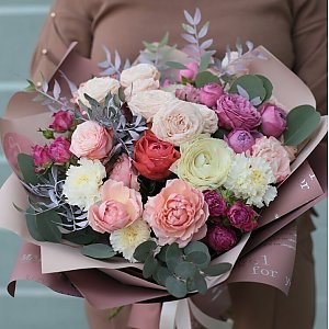 Букет Розовое вдохновение, Sadovskaya Flowers