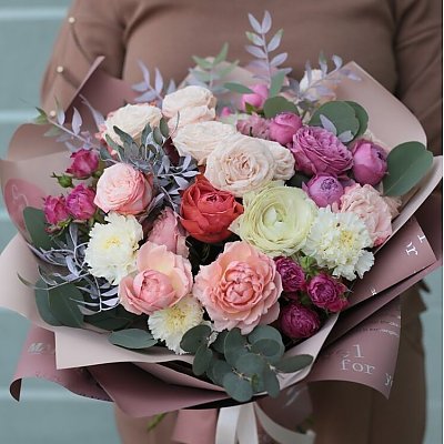 Заказать Букет Розовое вдохновение, Sadovskaya Flowers