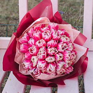 Букет из пионовидных тюльпанов, Sadovskaya Flowers