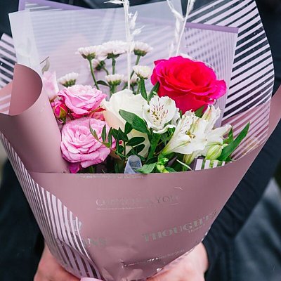 Заказать Букет Розовое счастье, Sadovskaya Flowers