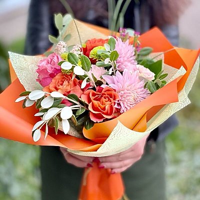Заказать Букет Оранжевое чудо 2, Sadovskaya Flowers
