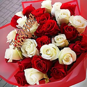 Букет из роз для любимой мамочки, Лаванда - Речица