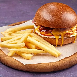 Бургер с куриным бедром Панко, Васильки - Гомель