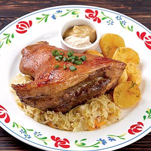 Рулька Шляхетская с обжаренным картофелем, Васильки - Витебск