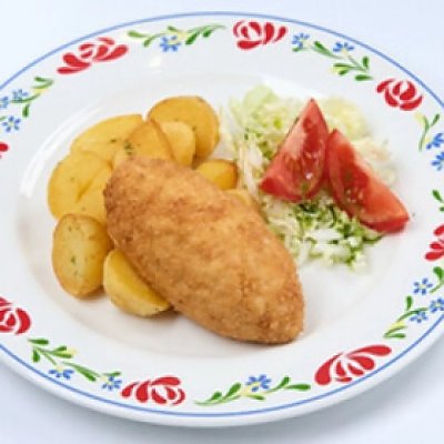 Заказать Куриная котлета с пикантным маслом и сыром, Васильки - Гомель