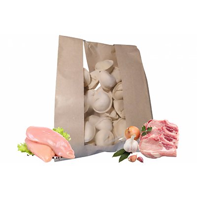 Заказать Пельмени с курицей и свининой (весовое), Хлеб из Тандыра