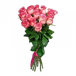 Букет из 15 розовых роз, Лаванда - Бобруйск