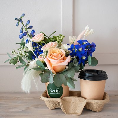 Заказать Комплимент Coffee & Flowers, Sedji