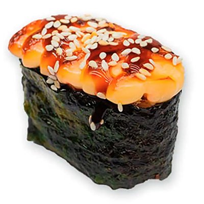 Заказать Запеченный гункан с лососем, Barracuda Sushi