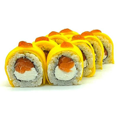 Заказать Ролл Сырный с лососем, Barracuda Sushi