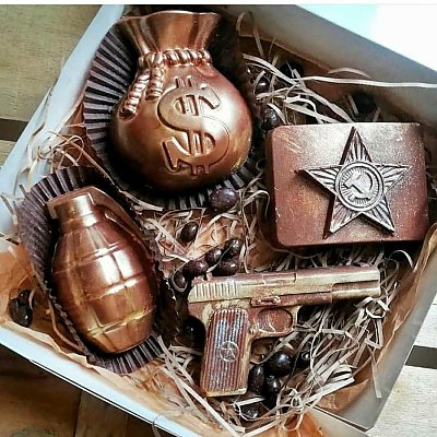Заказать Шоколадная композиция Военный, CHOCO TIME