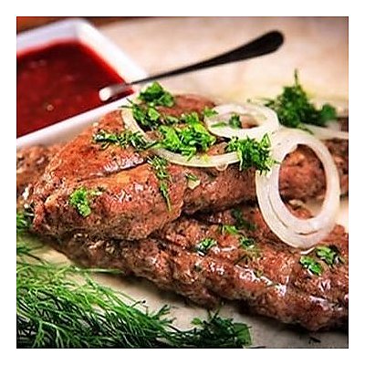 Заказать Люля-Кебаб куриный, картофель отварной с маслом, салат из свежей капусты, Кафе Трактир