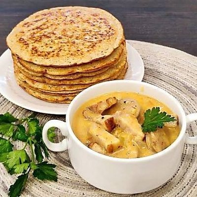 Заказать Мачанка куриная с блинами, Кафе Трактир