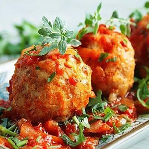 Голубцы Ленивые из свинины, сметана, Кафе Трактир