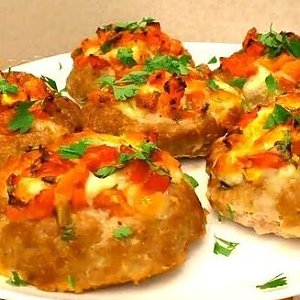 Гнезда по-милански из свинины, пюре картофельное с маслом, Кафе Трактир