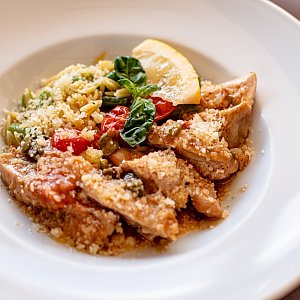 Куриная пикката с ризони, PaPi