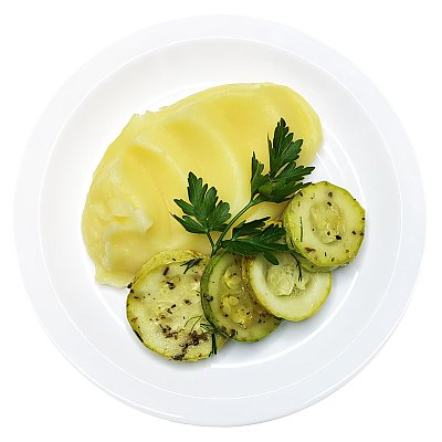 Заказать Пюре картофельное с кабачками жареными, Ирина-Сервис - Обеды