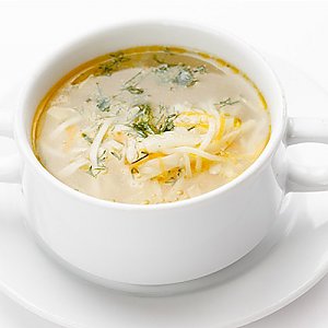 Суп картофельный с макаронными изделиями и мясными фрикадельками, Ирина-Сервис - Обеды