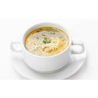 Заказать Суп картофельный с макаронными изделиями и мясными фрикадельками, Ирина-Сервис - Обеды