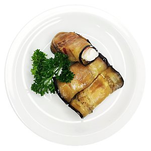 Рулетики из баклажанов с помидорами и брынзой, Ирина-Сервис - Обеды