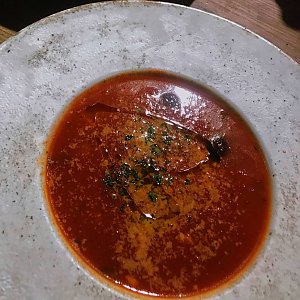 Томатный суп с креветками, Траттория Napoli
