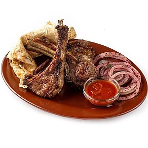 Шашлык из корейки баранины, Grill House