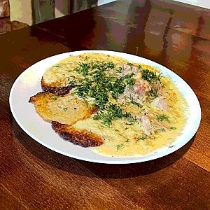 Мачанка с драниками, Grill House