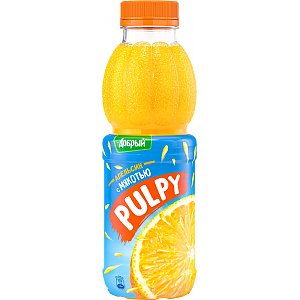 Добрый Палпи апельсин сокосодержащий напиток с мякотью 0.45л, LAPPETITOSA