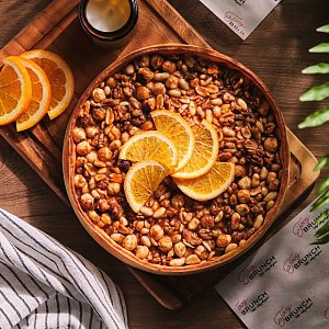 Пирог с соленой карамелью и орехами, Твой БРАНЧ